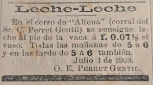 Fecha promé di yüli 1909 - A. Bethencourt é Hijos.